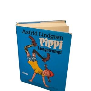 Pippi Langstrumpf Book by Astrid Lindgren Hardcover German Edition 1987